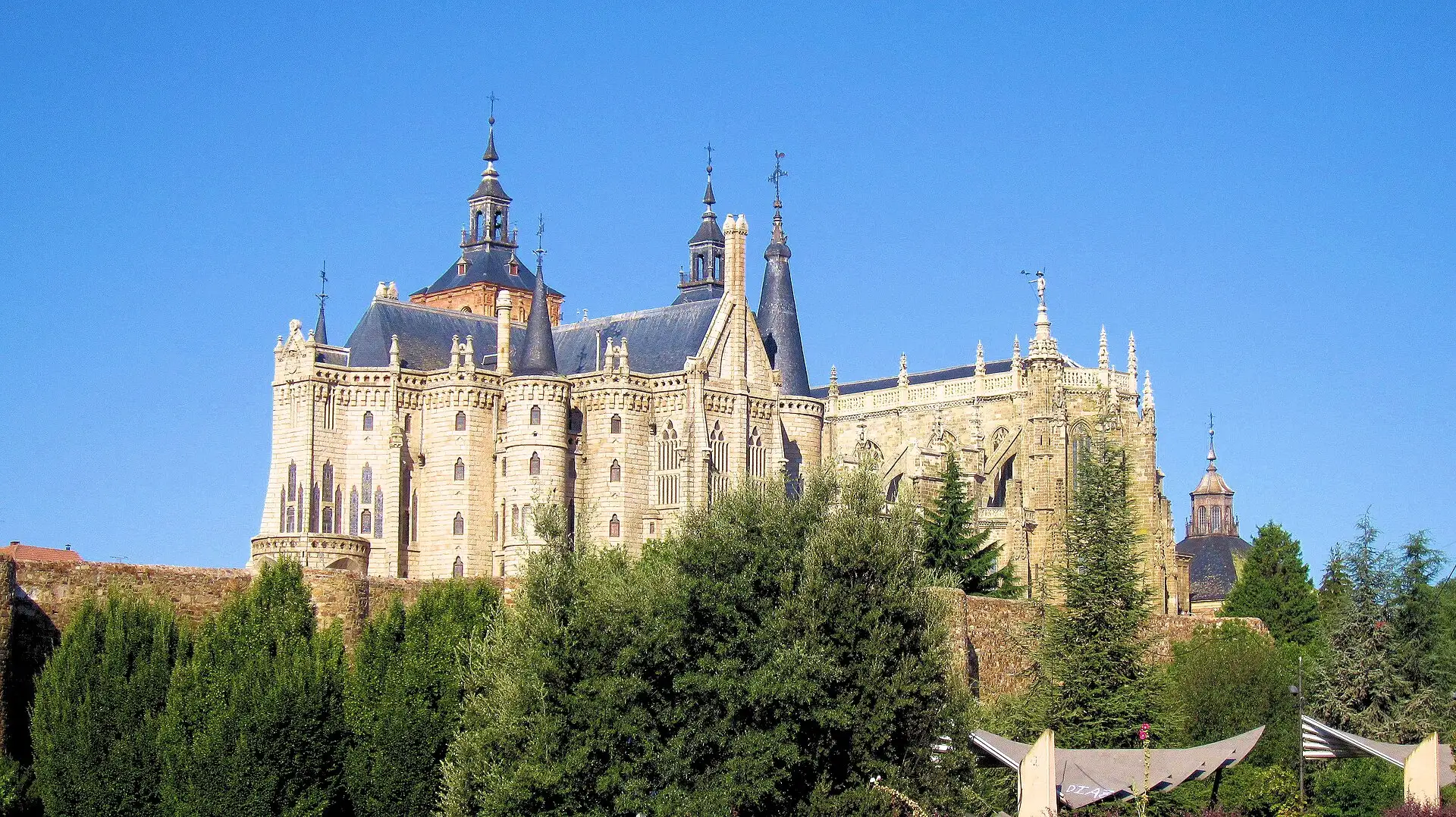 The episcopal palace Gaudí built in Astorga