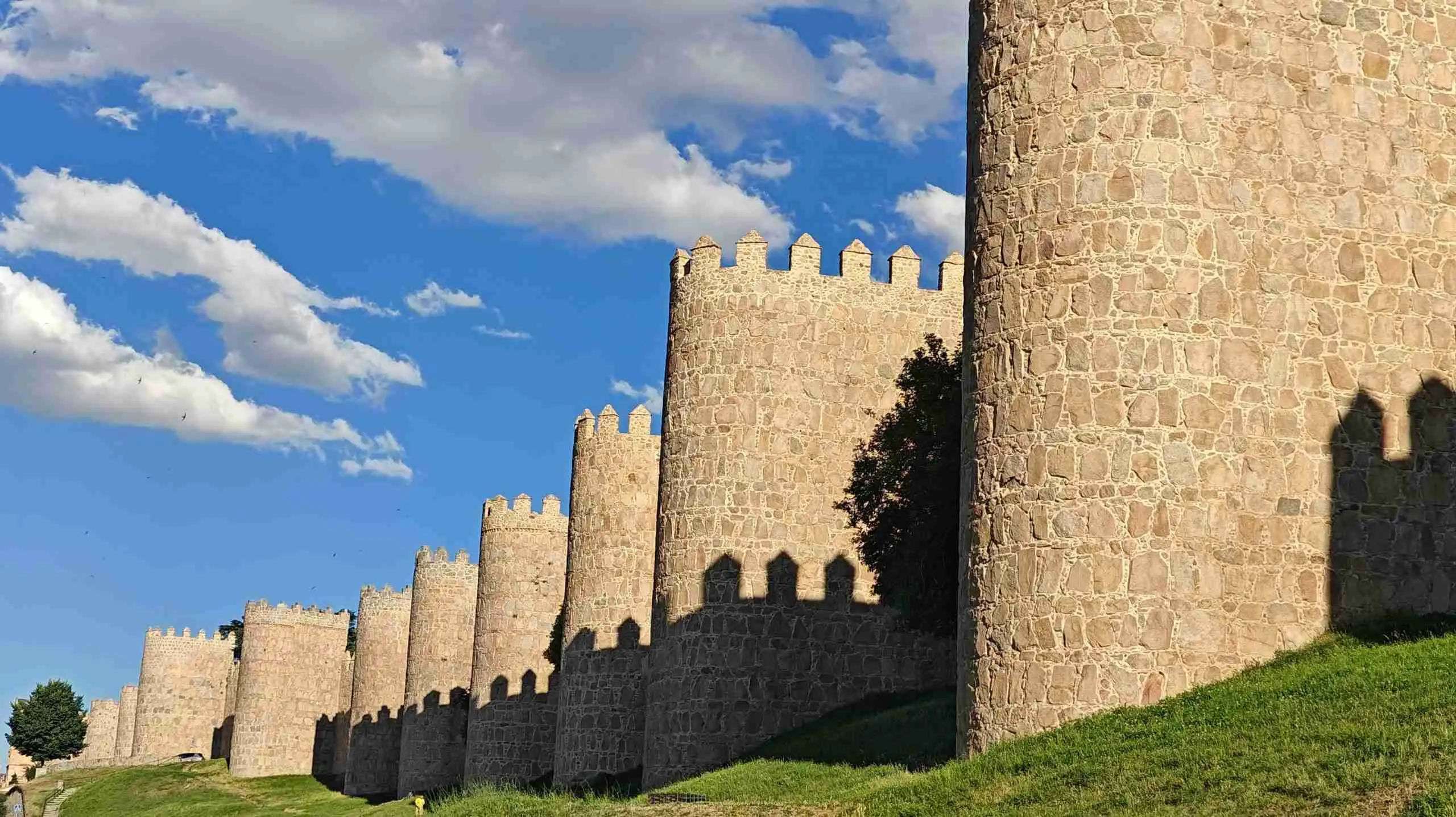 The medieval walls of Ávila, a classic day trip from Madrid