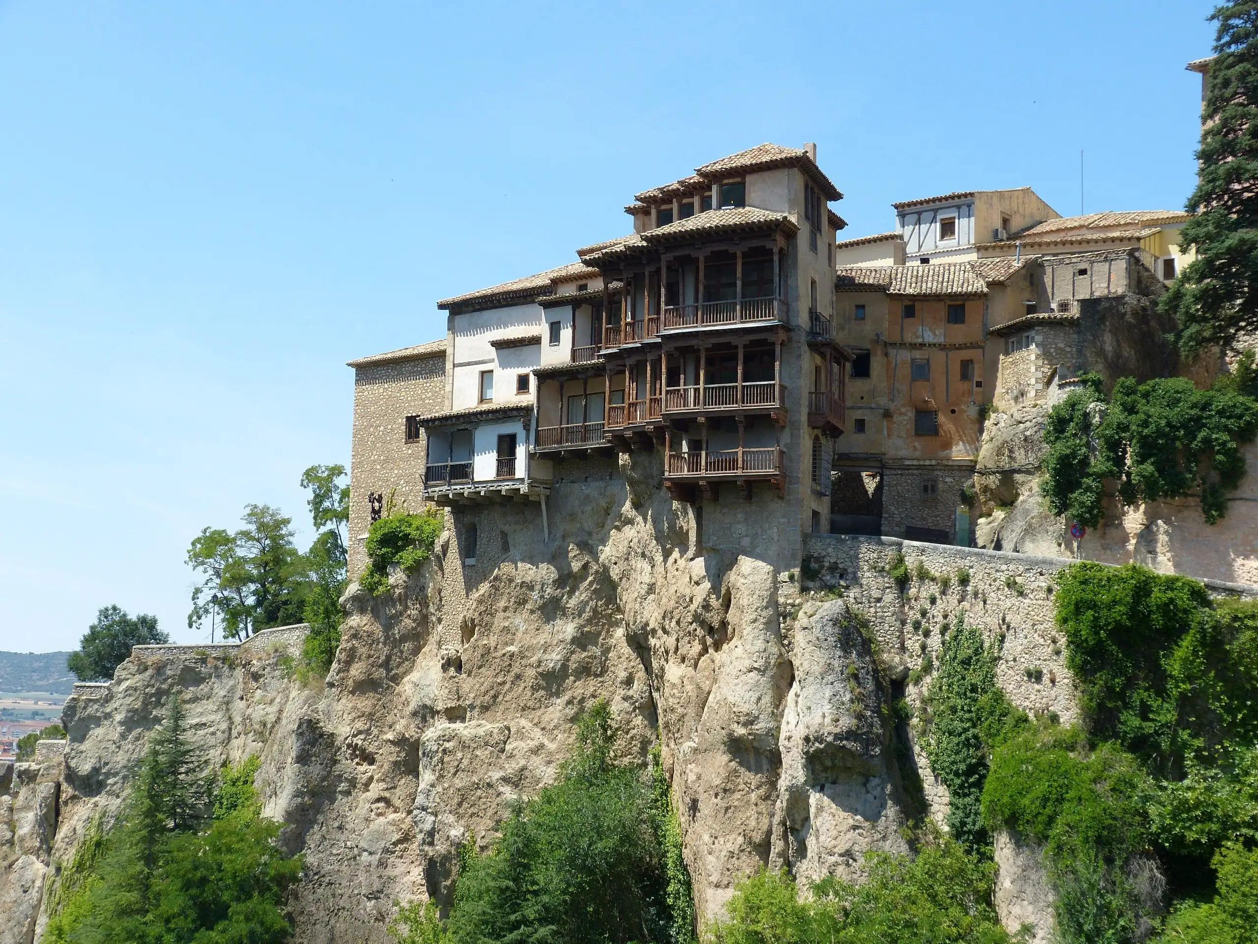 The Hanging Houses of Cuenca above the Huécar gorge