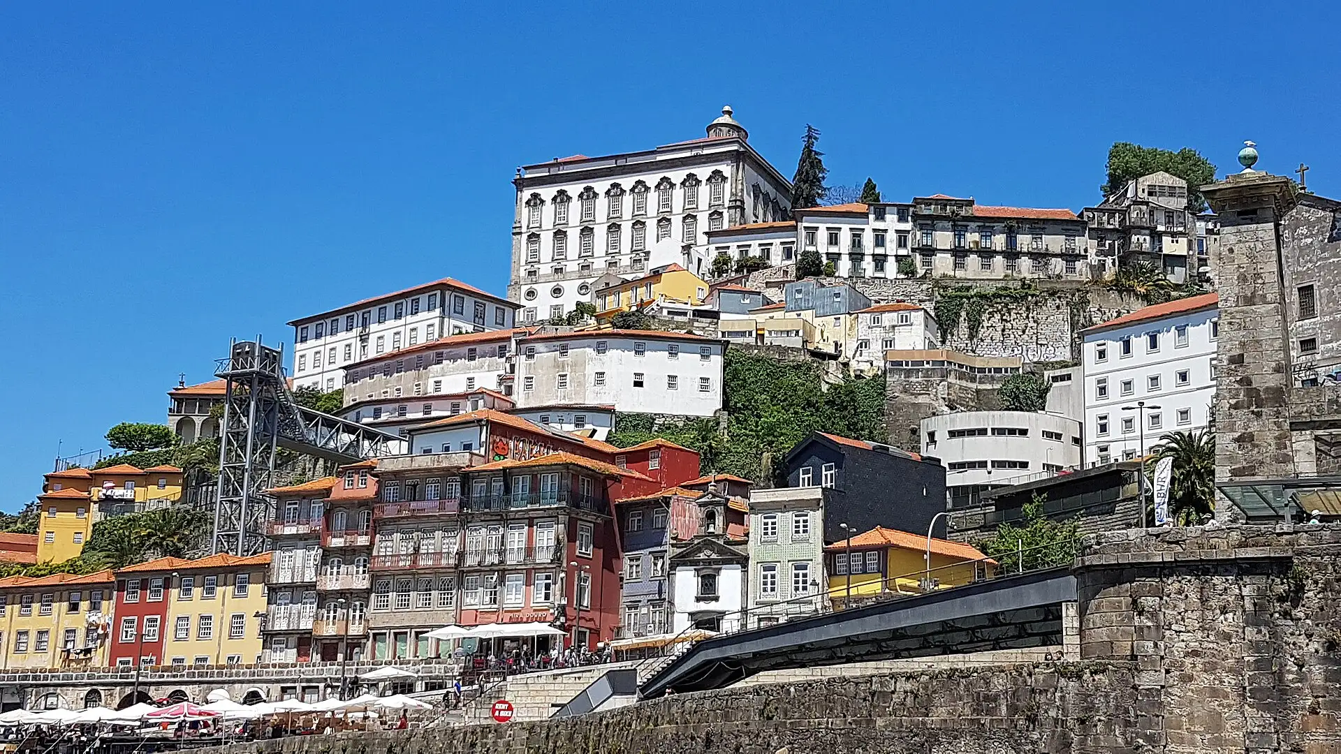 The Ribeira of Porto above the Douro